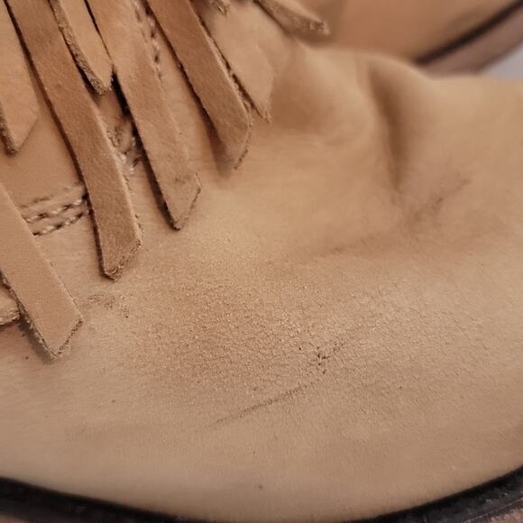 Liberty Black Fringe Cowboy Ankle Boots, 8 - Picture 13 of 13